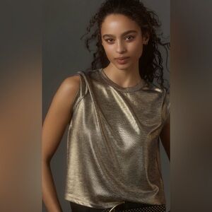 Antropologie Porridge Shine Glam Tee - Size M